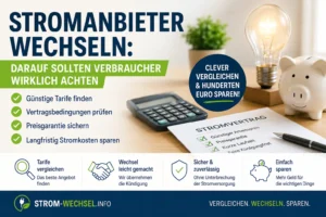 Stromanbieter wechseln
