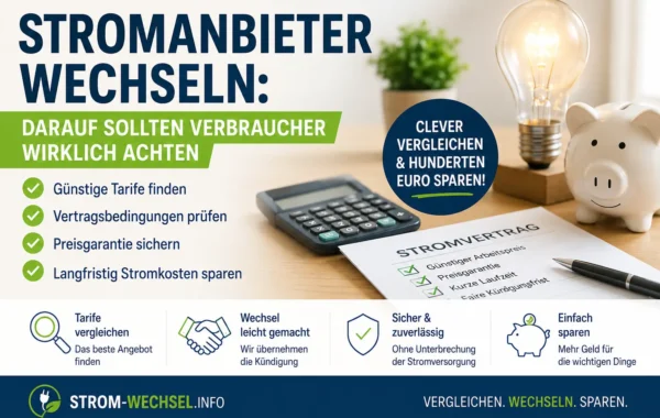 Stromanbieter wechseln